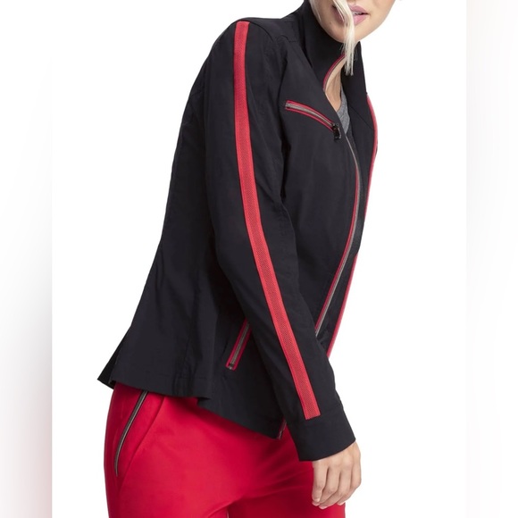 Anatomie Justine Track Jacket size Small slim fit, high neck Neiman Marcus - Picture 3 of 10